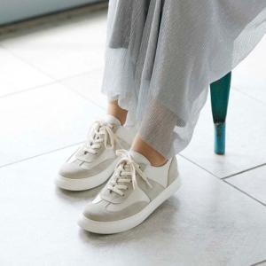 モード エ ジャコモ カリーノ MODE ET JACOMO carino 【軽量】ジャーマントレーナースニーカー （アイボリー）