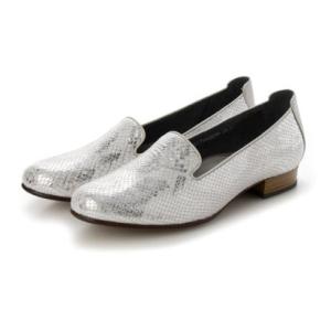 モード エ ジャコモ ディッシィ MODE ET JACOMO DICI 【クッション入り】プレーンオペラシューズ （ホワイトメタリック）