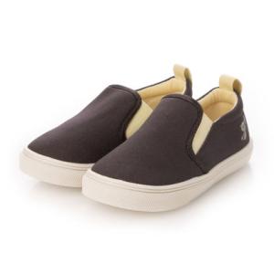 モンミミ monmimi 子供靴 スニーカー Slip-ons sneakers （CHARCOAL）｜locondo-shopping