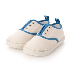 モンミミ monmimi 子供靴 スニーカー Eyelet slip-on sneakers （IVORY）｜locondo-shopping