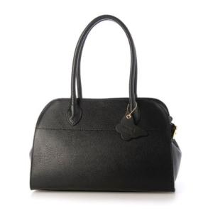 モードフルーレ MODE FOURRURE イタリアンカーフ2WAYショルダーバッグ （ブラック）