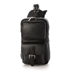 モードフルーレ MODE FOURRURE イタリアンカーフボディバッグ （ブラック）