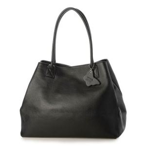 MODE FOURRURE／モードフルーレ　A4 ブラック イタリアンカーフバッグ