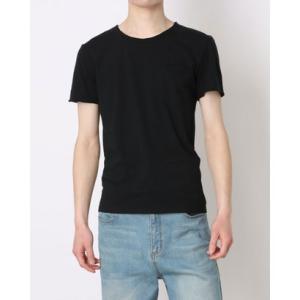 モードフルーレ MODE FOURRURE イタリア製メンズTシャツ （ブラック）