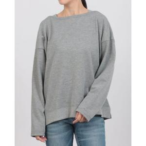ナチュアンドダイアリー Nachu & Diary T／C 裏毛リブ使い PO トップス （杢グレー）