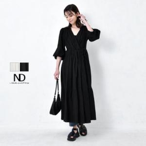 ナチュアンドダイアリー Nachu & Diary 3wayティアードワンピース ワンピース （ブラック）
