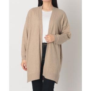 ナチュアンドダイアリー Nachu & Diary もちもちニットトッパーカーディガン トップス （グレージュ）