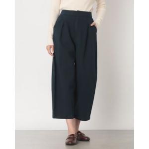ナチュアンドダイアリー Nachu & Diary コットンツイル裏起毛カーブパンツ （NAVY）