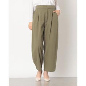 ナチュアンドダイアリー Nachu & Diary コットンツイル裏起毛カーブパンツ （KHAKI）