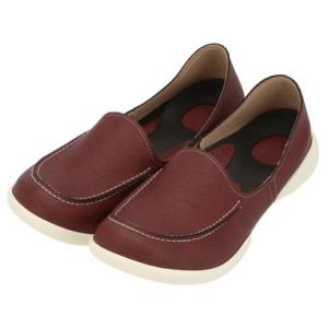 ノーブランド No Brand Re:getA リゲッタ R-078 ドライビングローファー ホワイトソール （レッドブラウン）