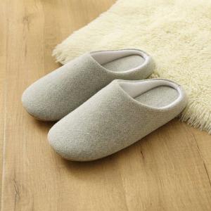 バックヤードファミリー BACKYARD FAMILY 洗濯機 洗える スリッパ 室内履き （グレー）