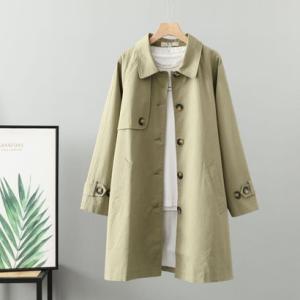 バックヤードファミリー BACKYARD FAMILY トレンチコート レディース 春 秋 ロングコート （カーキ）