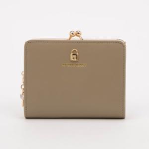 ナチュラルビューティー バッグアンドウォレット NATURAL BEAUTY BAG & WALLET クレ がま口 2つ折り財布 （オーク）