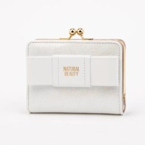 ナチュラルビューティー バッグアンドウォレット NATURAL BEAUTY BAG & WALLET イリゼ 2つ折り財布 がま口 リボンデザイン