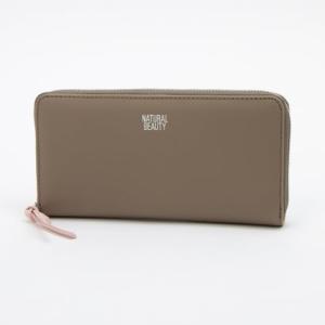 ナチュラルビューティー バッグアンドウォレット NATURAL BEAUTY BAG & WALLET エレノア ラウンドファスナー長財布 （オーク）