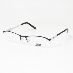 ニューマン NEWMAN メガネ 眼鏡 アイウェア レディース メンズ （ブラック/ホワイト）