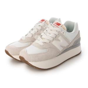 ニューバランス レディース スニーカー 574+_ WL574ZB （LIGHT GRAY） New...