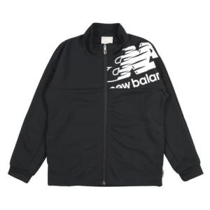 ニューバランス New Balance ジュニア 長袖ジャージジャケット トラックジャケット_ JJJP2114 （ブラック）｜locondo-shopping