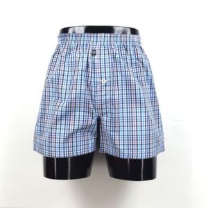 ニューヨーカー ホーム NEWYORKER HOME 前開トランクス 【返品不可商品】 （サックス）