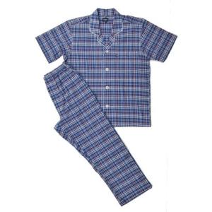 ニューヨーカー ホーム NEWYORKER HOME 半袖テーラードパジャマ （ブルー）