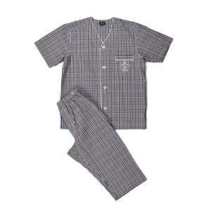 ニューヨーカー ホーム NEWYORKER HOME 半袖ノーカラーパジャマ （コン）
