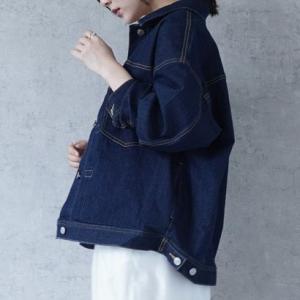 ニジブラ nijibra ルーズデニムジャケット ジャケットレディース アウター 春服 韓国ファッション 10代 オフィス 大きいサイズ デニム ジー