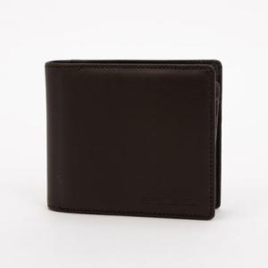 ノーブランド no brand カンサイヤマモトオム 本革中ベラ 二つ折り財布 （ブラウン）