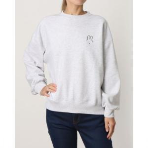 ノーブランド no brand レディース スウェットトレーナー miffy バックグラフィックトレーナー(ダンス) ALW-25344 （ASH）