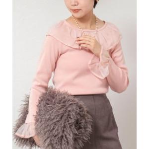 ノーリーズソフィー NOLLEY'S sophi シアーフリル総針P/O （ピンク）