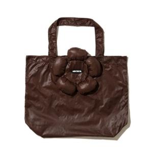 ノントーキョー NON TOKYO フラワー エコバッグ（FLOWER ECO BAG） （BROWN）