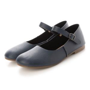 オージーエー O.G.A  OGA  レディース  パンプス フラットシューズ スリッポン バレエシューズ 日本製 3011 (ネイビー)