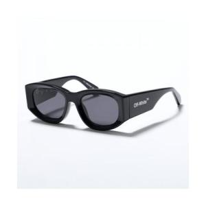 オフホワイト Off-White OFF-WHITE サングラス JOAN OERI041 オーバル型 （1007/BLACK-DARKGREY）