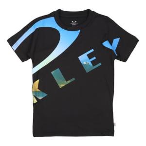 オークリー OAKLEY ジュニア 半袖機能Tシャツ YTR QD SS PHOTO TEE 9.0 FOA407710 （BLACKOUT）