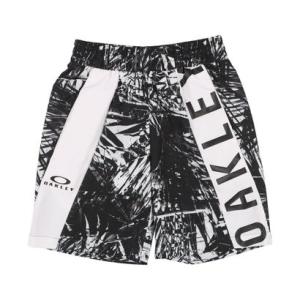 オークリー OAKLEY ジュニア ショーツ ENHANCE CLOTH SHORTS YTR 7.0 FOA406410 （WHITE PRINT）｜locondo-shopping