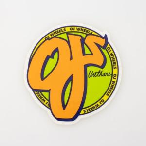 オージェー ウィール OJ WHEELS STANDARD CLEAR MYLAR STICKER 3IN×3IN （マルチ）