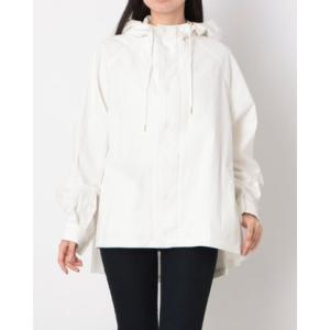 オムネス OMNES ウォッシュ加工＆ノーマル加工 ダンプ 裾フレアマウンテンジャケット （アイボリ...