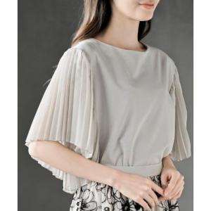 アールピーエス rps プリーツスリーブポンチプルオーバー （ライトグレー）