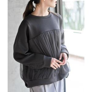 アールピーエス rps ダンボールチュールワイドプルオーバー （チャコールグレー）