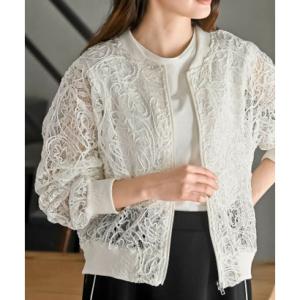 アールピーエス rps コード刺繍シアーブルゾン （アイボリー）