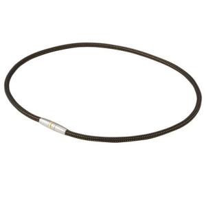 ファイテン Phiten 【管理医療機器】 磁気チタンネックレス メタルトップ （ブラック/ゴールド）