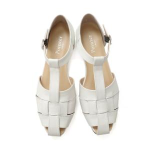 ポインター pointer [ポインター]本革グルカサンダル レディース PO5565 （オフホワイト）