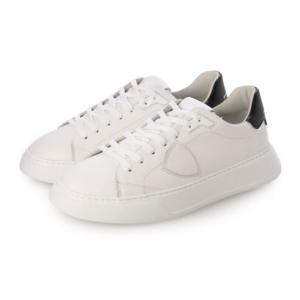 フィリップモデル PHILIPPE MODEL TEMPLE L U VEAU （BLANC×NOIR）