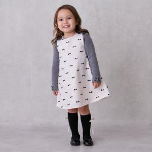 mezzo piano メゾピアノ ハートエプロン風ジャンパースカート＆半袖T