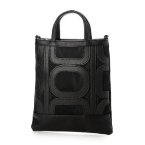 プリムフィオーレ PrimuFiore 幾何学パネルチュール2WAYポシェット （ブラック）