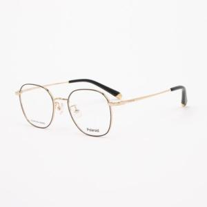 ポラロイド Polaroid メガネ 眼鏡 アイウェア レディース メンズ 子ども用 （ブラック/ゴールド）