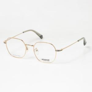 ポラロイド Polaroid メガネ 眼鏡 アイウェア レディース メンズ （ゴールド/グレー）
