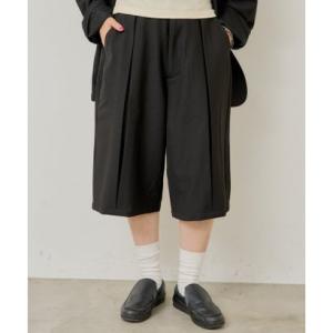 パル PAL 【Kastane】【WHIMSIC】ボックスプリーツショートパンツ （black）