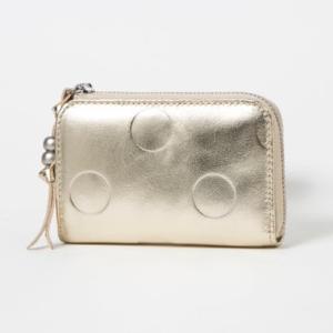 ＜ロングセラー＞ペルケ perche ドット型押しスマートキーケース （GD）