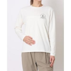 ピーナッツ PEANUTS レディース アウトドアカジュアル 長袖Tシャツ グラフィック長袖Tピーナッツパッキングリスト TRPN-9D2276TL