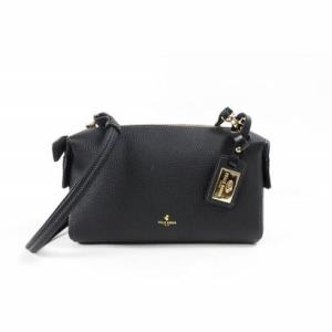 ペレボルサ PELLE BORSA 「レネット」ショルダーバッグ （ブラック）日本製